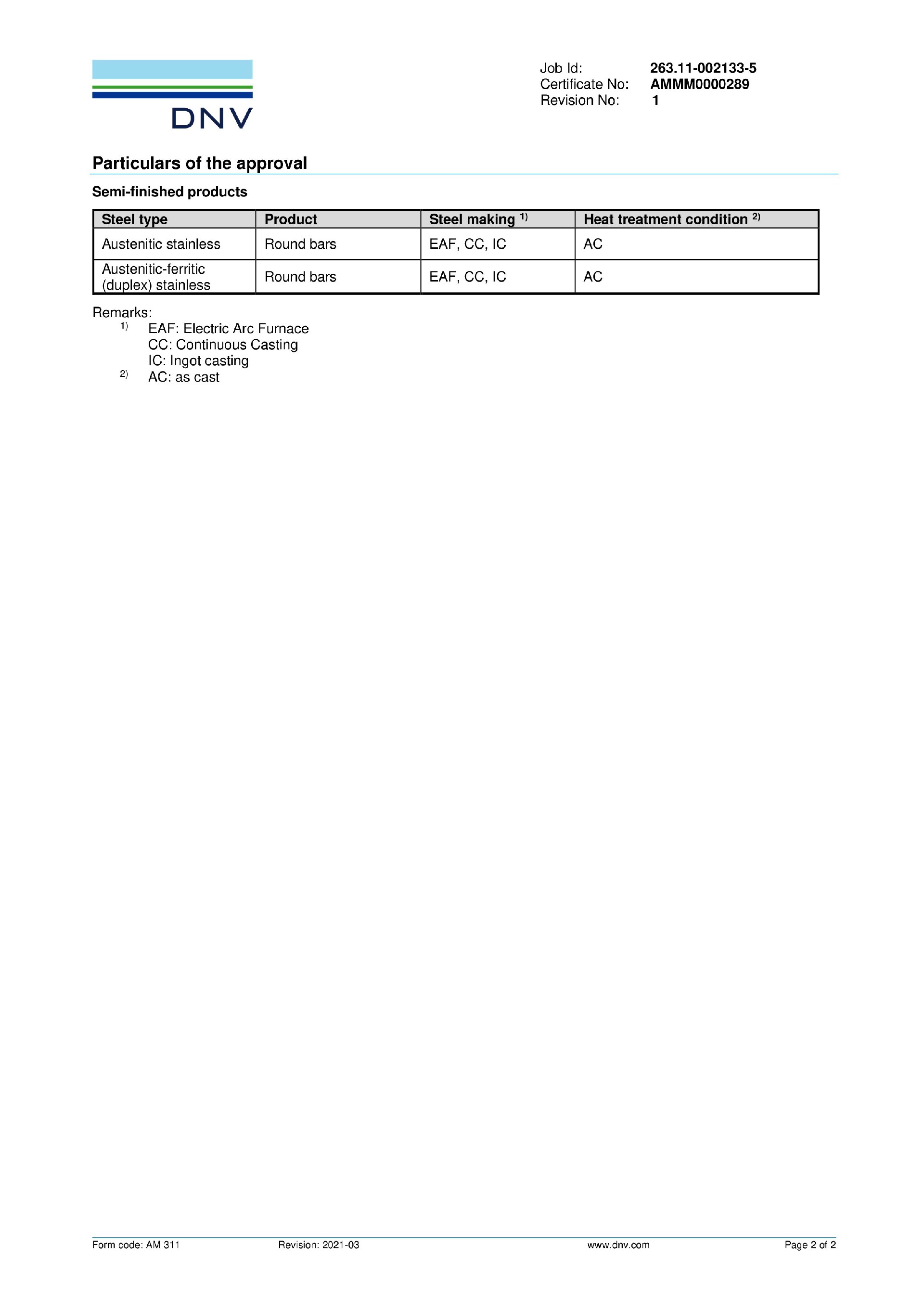 DNV.GL挪威德國(guó)船級(jí)社證書